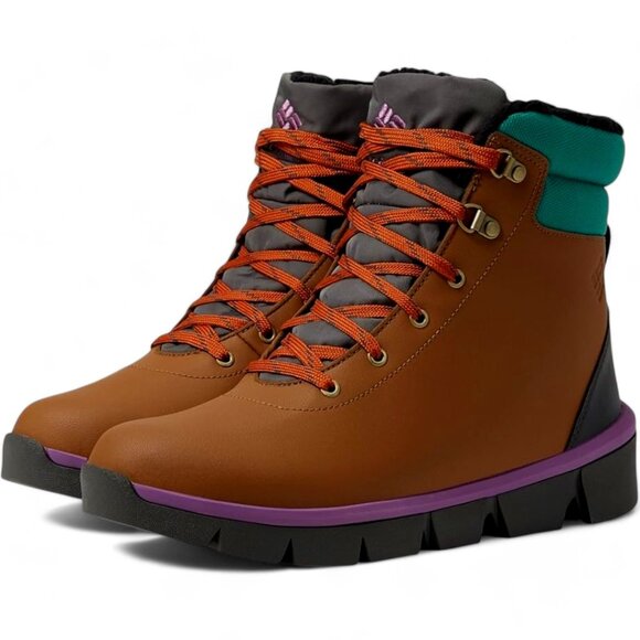 Columbia Shoes - Columbia Women's Keetley™ Size 12 Light Brown/Dark Lavender Snow Hiking Boot